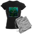 thumbnail image 1 of CafePress - Image1 Pajamas - Women's Short Sleeve Print T-Shirt and Pants Dark Cotton Pajama Set, 1 of 7