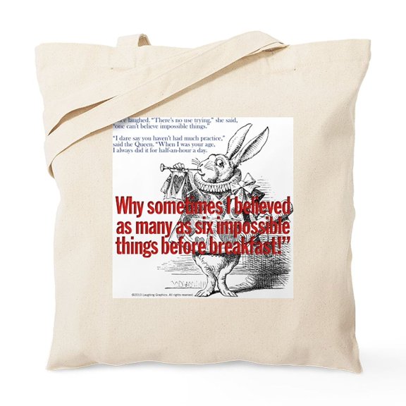 CafePress - Impossible Things Tote Bag - Unisex Canvas Tote Bag, Beige, 1-Piece
