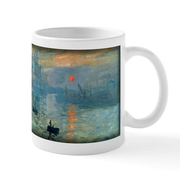 CafePress - Impression, Sunrise, Monet, Mug - 11 oz Ceramic Mug - Novelty Coffee Tea Cup