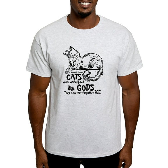 CafePress - In Ancient Times Cats Were Worshipped As Gods... T - Men's Classic Graphic T-Shirt