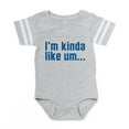 thumbnail image 1 of CafePress - In Kinda Like Um - Cute Infant Baby Football Bodysuit, 1 of 3