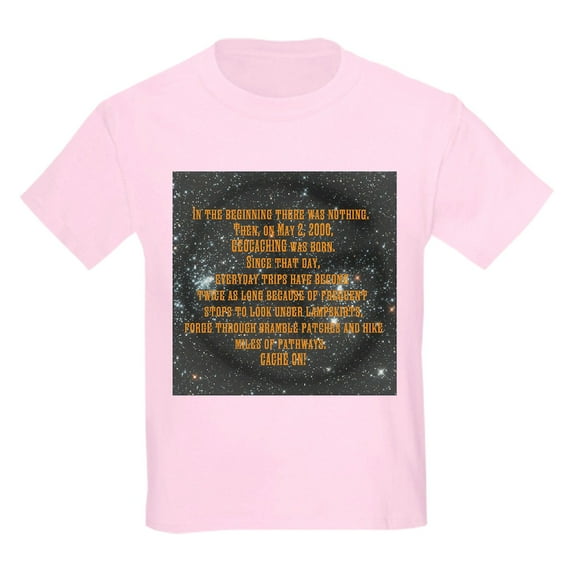 CafePress - In The Beginning... Kids Light T Shirt - Light T-Shirt Kids XS-XL