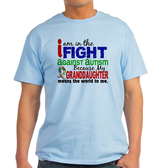 CafePress - In The Fight 2 Autism Dark T Shirt - Men's Classic Cotton T-Shirts