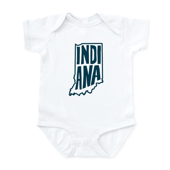 CafePress - Indiana Baby Light Bodysuit - Baby Light Bodysuit, Size Newborn - 24 Months
