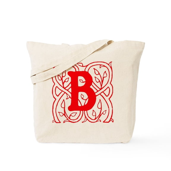 CafePress - Initial B Tote Bag - Unisex Canvas Tote Bag, Beige, 1-Piece