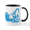 thumbnail image 1 of CafePress - Inner Ear Mug - 11 oz Ceramic Mug - Novelty Coffee Tea Cup, 1 of 4