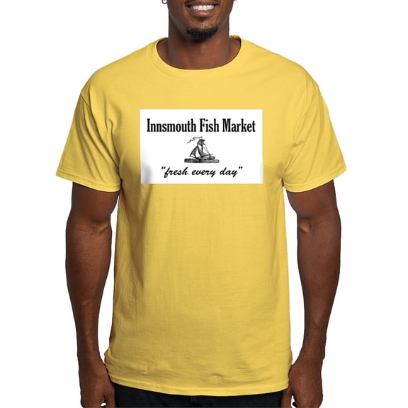 CafePress - Innsmouth Fish Market Light T Shirt - Men's Classic Graphic T-Shirt