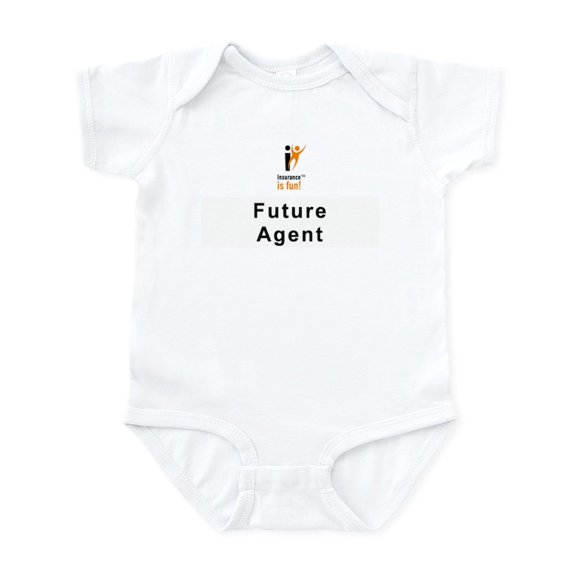 CafePress - Insurance Is Fun Infant Creeper, Future Agent - Baby Light Bodysuit, Size Newborn - 24 Months