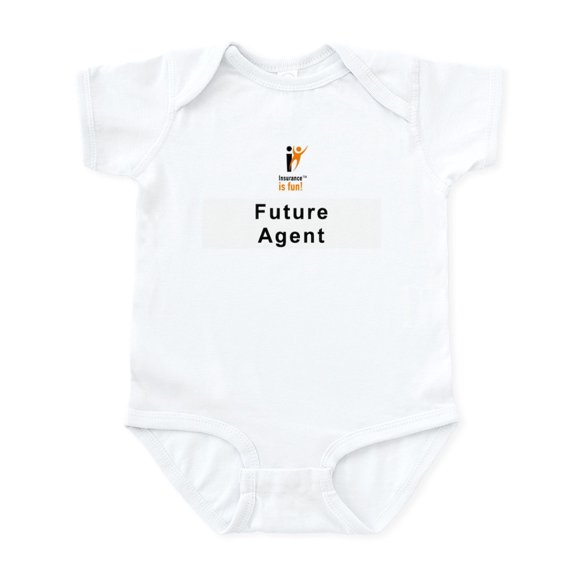 CafePress - Insurance Is Fun Infant Creeper, Future Agent - Baby Light Bodysuit, Size Newborn - 24 Months