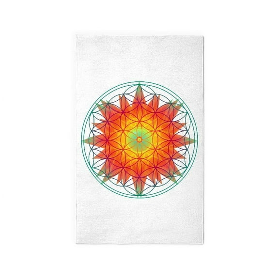 CafePress - Internal Sun 3'X5' Area Rug - 3'x5' Decorative Area Rug, Fabric Throw Rug