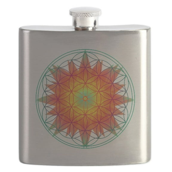 CafePress - Internal Sun Flask - Stainless Steel Flask, 6oz Drinking Flask