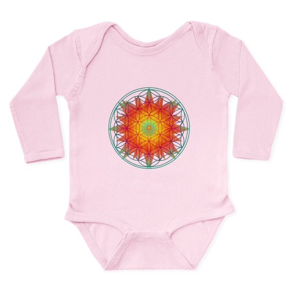 CafePress - Internal Sun Long Sleeve Infant Bodysuit - Long Sleeve Cotton Baby Bodysuit