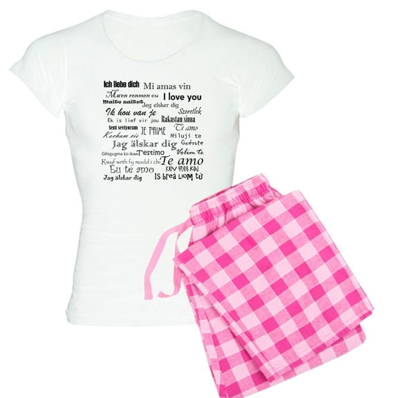 CafePress - International I Love You - Women's Light Pajamas
