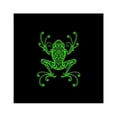 thumbnail image 1 of CafePress - Intricate Green And Black Tribal Tree Frog Sticker - Square Sticker 3" x 3", 1 of 1