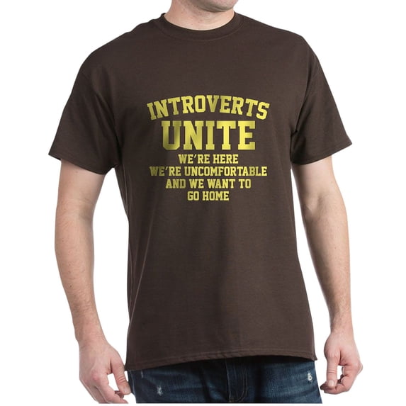 CafePress - Introvertsunitehome1d Men's Value T Shirt - 100% Cotton T-Shirt