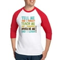 thumbnail image 1 of CafePress - Involve Me Baseball Jersey - Cotton Baseball Jersey, 3/4 Raglan Sleeve Shirt, 1 of 4