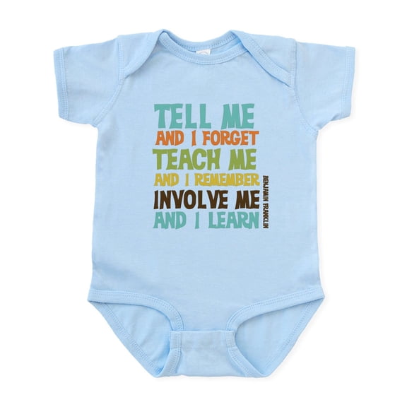 CafePress - Involve Me Body Suit - Baby Light Bodysuit, Size Newborn - 24 Months
