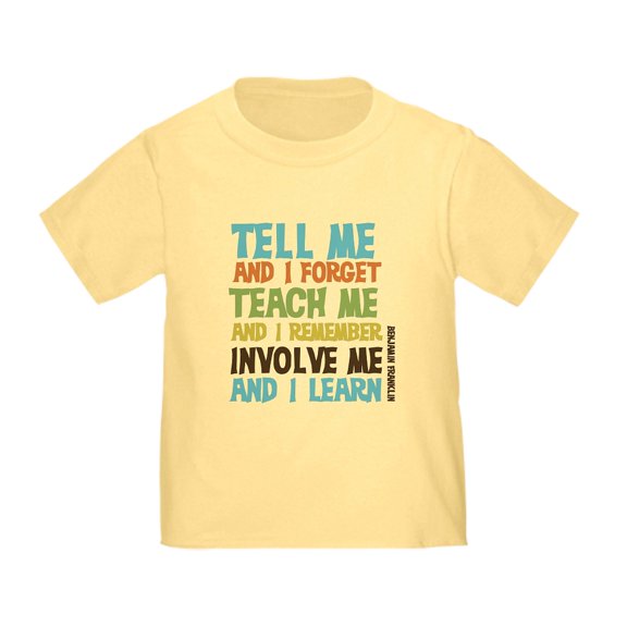 CafePress - Involve Me T Shirt - Cute Toddler T-Shirt, 100% Cotton