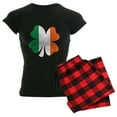 thumbnail image 1 of CafePress - Ireland Clover Flag Pajamas - Women's Dark Pajamas, 1 of 4
