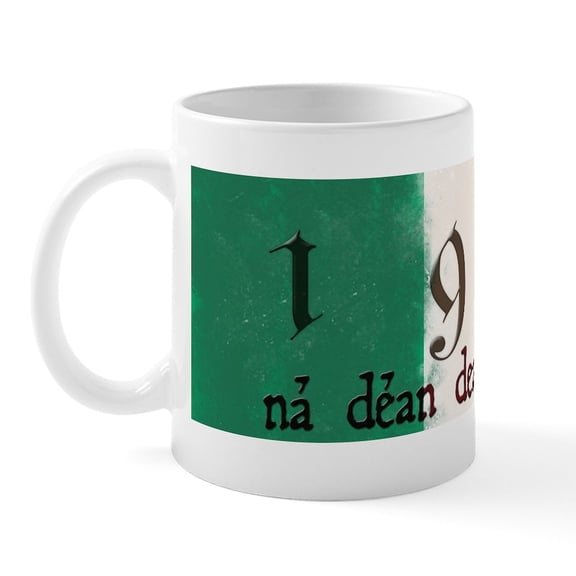 CafePress - Ireland Flag 1916 Easter Rising Mug - 11 oz Ceramic Mug - Novelty Coffee Tea Cup
