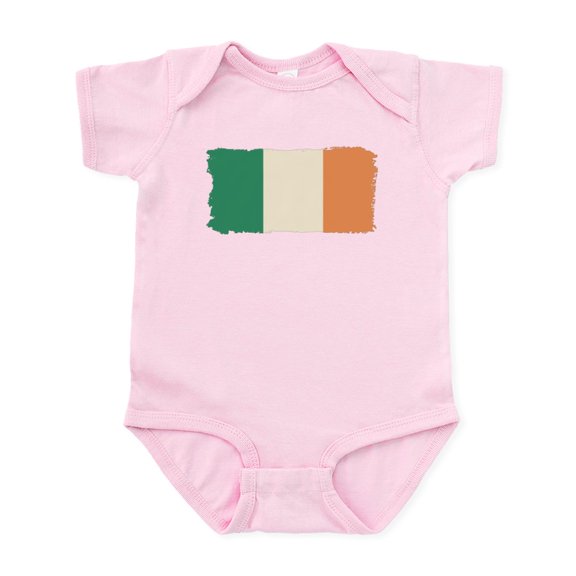CafePress - Ireland Flag Body Suit - Baby Light Bodysuit, Size Newborn - 24 Months