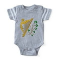 thumbnail image 1 of CafePress - Ireland Harp - Cute Infant Baby Football Bodysuit, 1 of 3