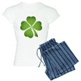 thumbnail image 1 of CafePress - Ireland Irish Clover Women's Light Pajamas - Women's Short Sleeve Print T-Shirt and Pants Light Cotton Pajama Set, 1 of 7