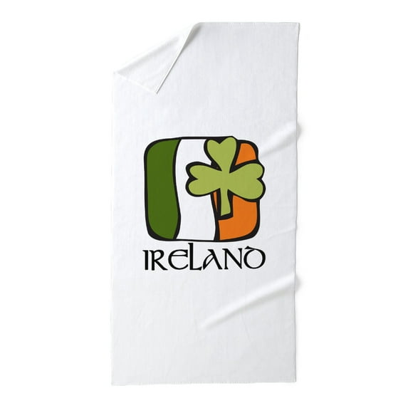 CafePress - Ireland - Large Beach Towel, Soft 30"x60" Towel with Unique Design