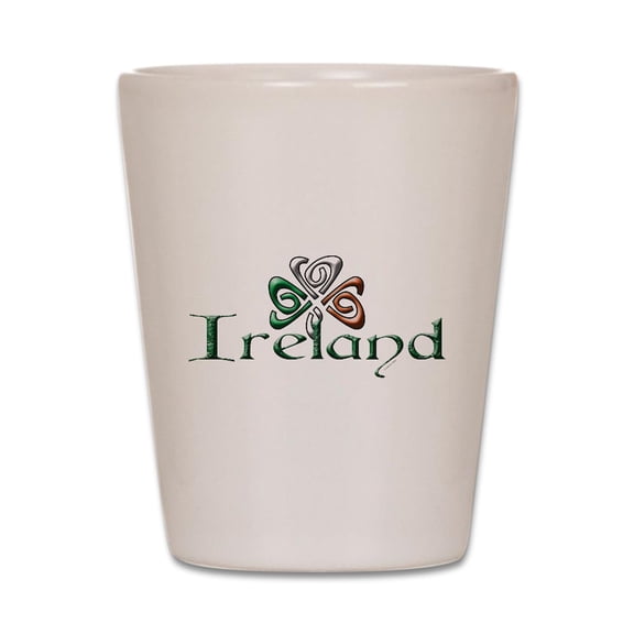 CafePress - Ireland - White Shot Glass, Unique and Funny Shot Glass