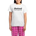 thumbnail image 1 of CafePress - Iretired Women's Light Pajamas - Women's Short Sleeve Print T-Shirt and Pants Light Cotton Pajama Set, 1 of 7