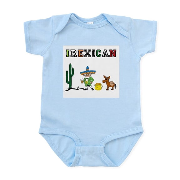 CafePress - Irexican Infant Bodysuit - Baby Light Bodysuit, Size Newborn - 24 Months