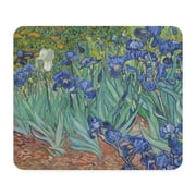 CafePress - Irises By Vincent Van Gogh Mousepad - Non-slip Rubber Mousepad, Gaming Mouse Pad