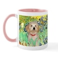 thumbnail image 1 of CafePress - Irises & Havanese Puppy Mug - 11 oz Ceramic Mug - Novelty Coffee Tea Cup, 1 of 3