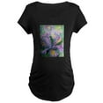 thumbnail image 1 of CafePress - Irises, Pretty, Flowers, Maternity Dark T Shirt - Maternity Dark T-Shirt, 1 of 3