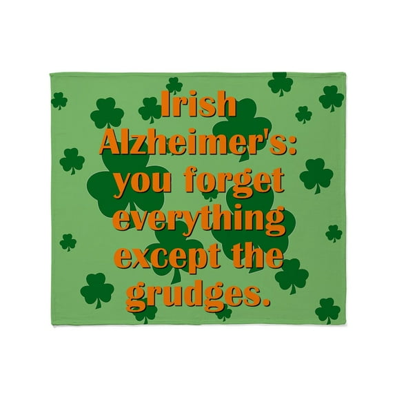 CafePress - Irish Alzheimers Throw Blanket - Soft Fleece Throw Blanket, 50"x60" for All Ages