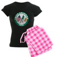thumbnail image 1 of CafePress - Irish American Pride Women's Dark Pajamas - Women's Short Sleeve Print T-Shirt and Pants Dark Cotton Pajama Set, 1 of 7