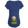 thumbnail image 1 of CafePress - Irish Baby Shamrock Luck Maternity T Shirt - Maternity Dark T-Shirt, 1 of 3