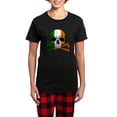 thumbnail image 1 of CafePress - Irish Bad Ass_Plain Women's Dark Pajamas - Women's Short Sleeve Print T-Shirt and Pants Dark Cotton Pajama Set, 1 of 7