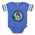 thumbnail image 1 of CafePress - Irish Beagle - Cute Infant Baby Football Bodysuit, 1 of 3
