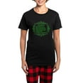 thumbnail image 1 of CafePress - Irish Blessing Pajamas - Women's Short Sleeve Print T-Shirt and Pants Dark Cotton Pajama Set, 1 of 7
