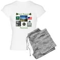 thumbnail image 1 of CafePress - Irish Brigade At Antietam Women's Light Pajamas - Women's Short Sleeve Print T-Shirt and Pants Light Cotton Pajama Set, 1 of 7