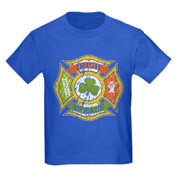 CafePress - Irish Brigade Kids Dark T Shirt - Dark T-Shirt Kids XS-XL