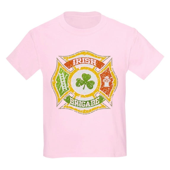 CafePress - Irish Brigade Kids Light T Shirt - Light T-Shirt Kids XS-XL