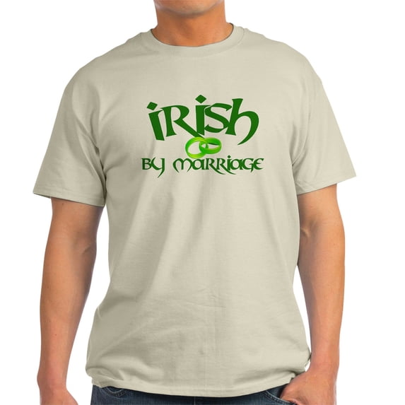 CafePress - Irish By Marriage Light T Shirt - Men's Classic Graphic T-Shirt