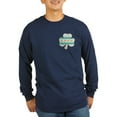 thumbnail image 1 of CafePress - Irish Chicago Flag Shamrock Long Sleeve Dark T Shi - Long Sleeve Dark T-Shirt, 1 of 4
