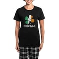 thumbnail image 1 of CafePress - Irish Chicago Women's Dark Pajamas - Women's Short Sleeve Print T-Shirt and Pants Dark Cotton Pajama Set, 1 of 7