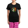 thumbnail image 1 of CafePress - Irish Corgi Women's Dark Pajamas - Women's Short Sleeve Print T-Shirt and Pants Dark Cotton Pajama Set, 1 of 7