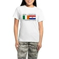 thumbnail image 1 of CafePress - Irish Croatian Flags Women's Light Pajamas - Women's Short Sleeve Print T-Shirt and Pants Light Cotton Pajama Set, 1 of 7