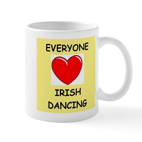 CafePress - Irish Dance Mug - 11 oz Ceramic Mug - Novelty Coffee Tea Cup