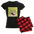 thumbnail image 1 of CafePress - Irish Dancing Pajamas - Women's Short Sleeve Print T-Shirt and Pants Dark Cotton Pajama Set, 1 of 7